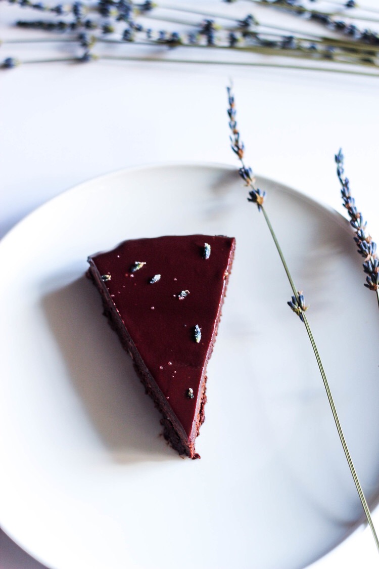 Chocolate, Lavender, + Gorgonzola Bête Noire | Gluten Free (Recipe)